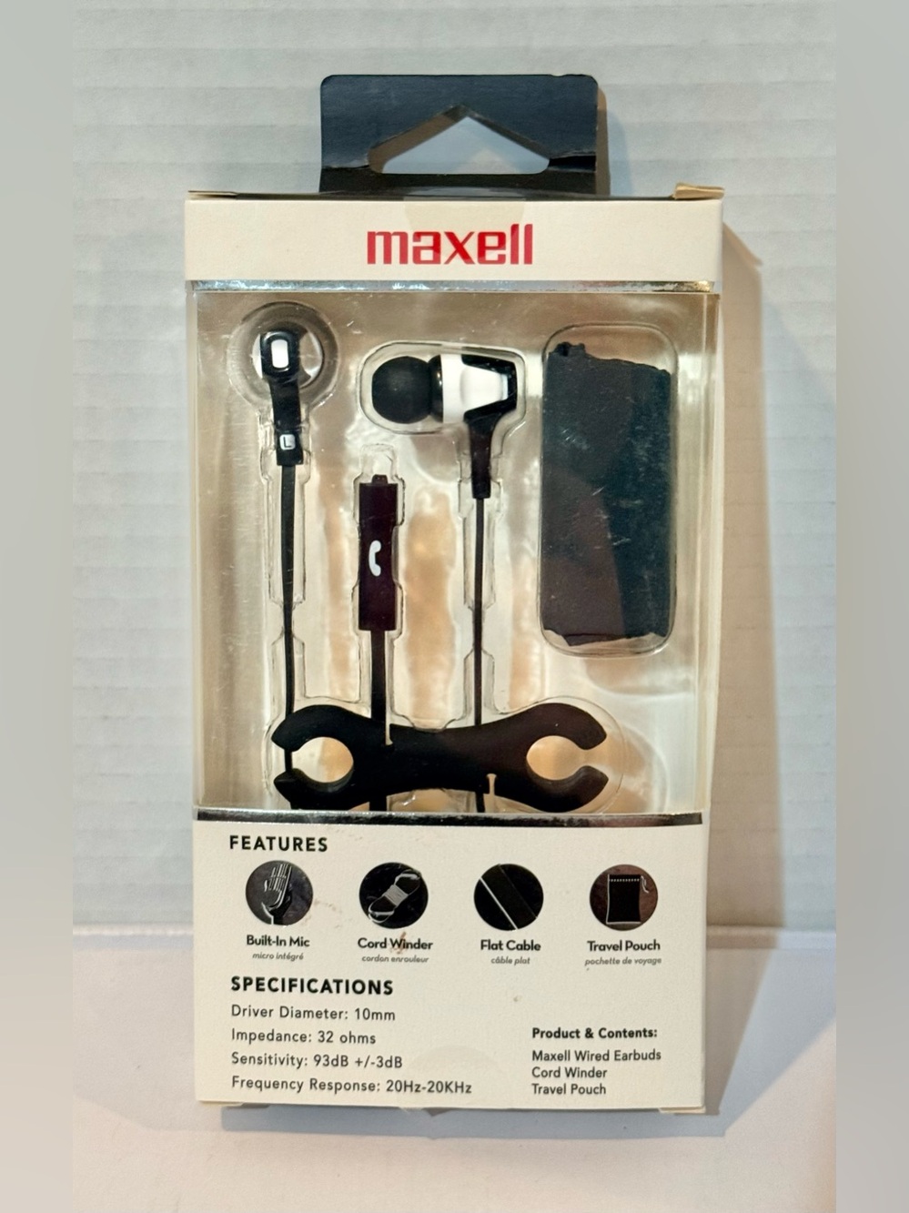 Maxell Mega Trio Earbuds w/Microphone BRAND NEW
